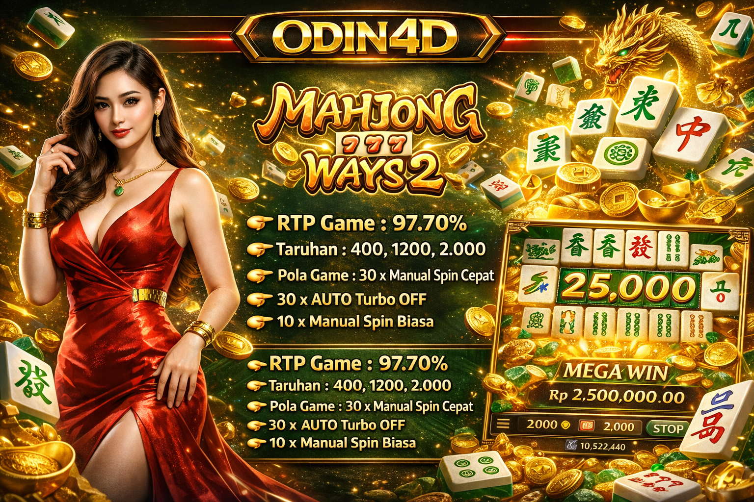 RTP Slot Mahjong ODIN4D